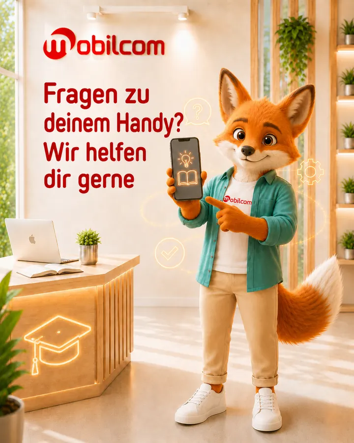 Fux im mobilcom-Shop bei einer Beratung